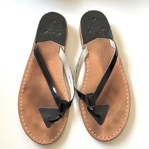 Steven Salario | Black Sandals